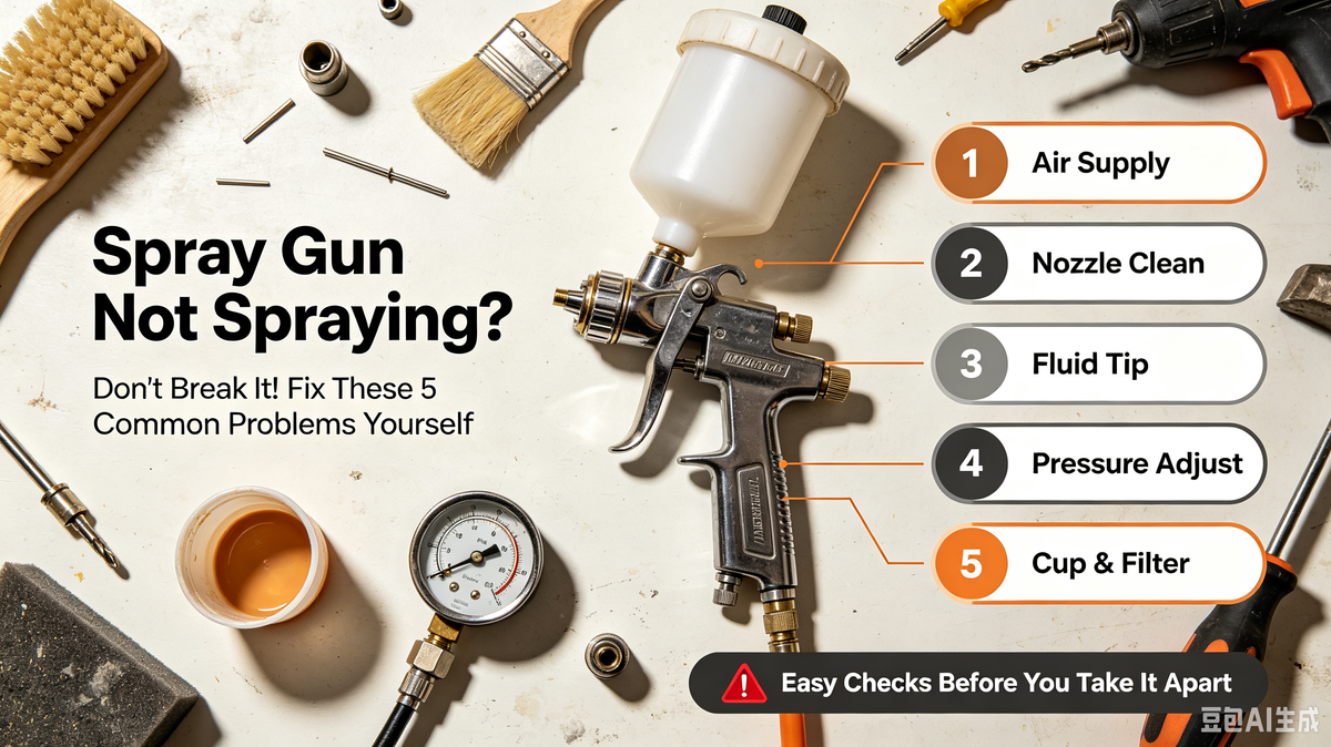 Spray Gun Not Spraying? Don't Break It! Fix These 5 Common Problems Yourself