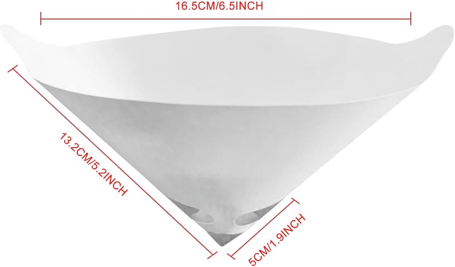 50 Pack of Paint Strainers with Fine 190 Micron Filter Tips — Cone Paint Filter Screen