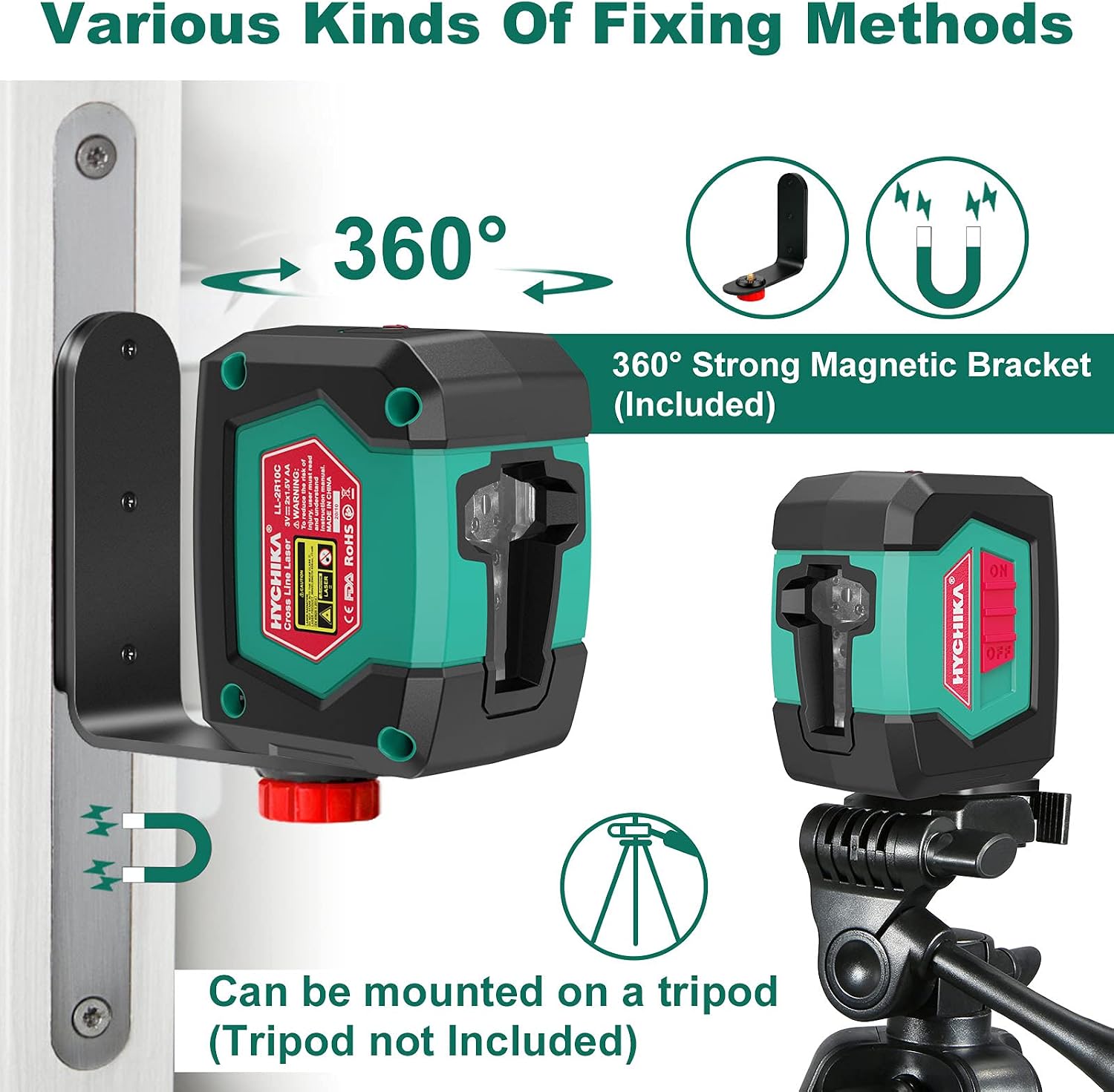 HYCHIKA Laser Level, 45M Green Lazer Levels Self-Leveling