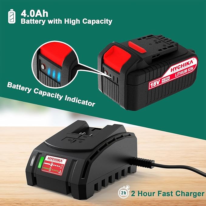 Cordless Impact Wrenches with 3PCS Sockets 2000RPM 350Nm 18V