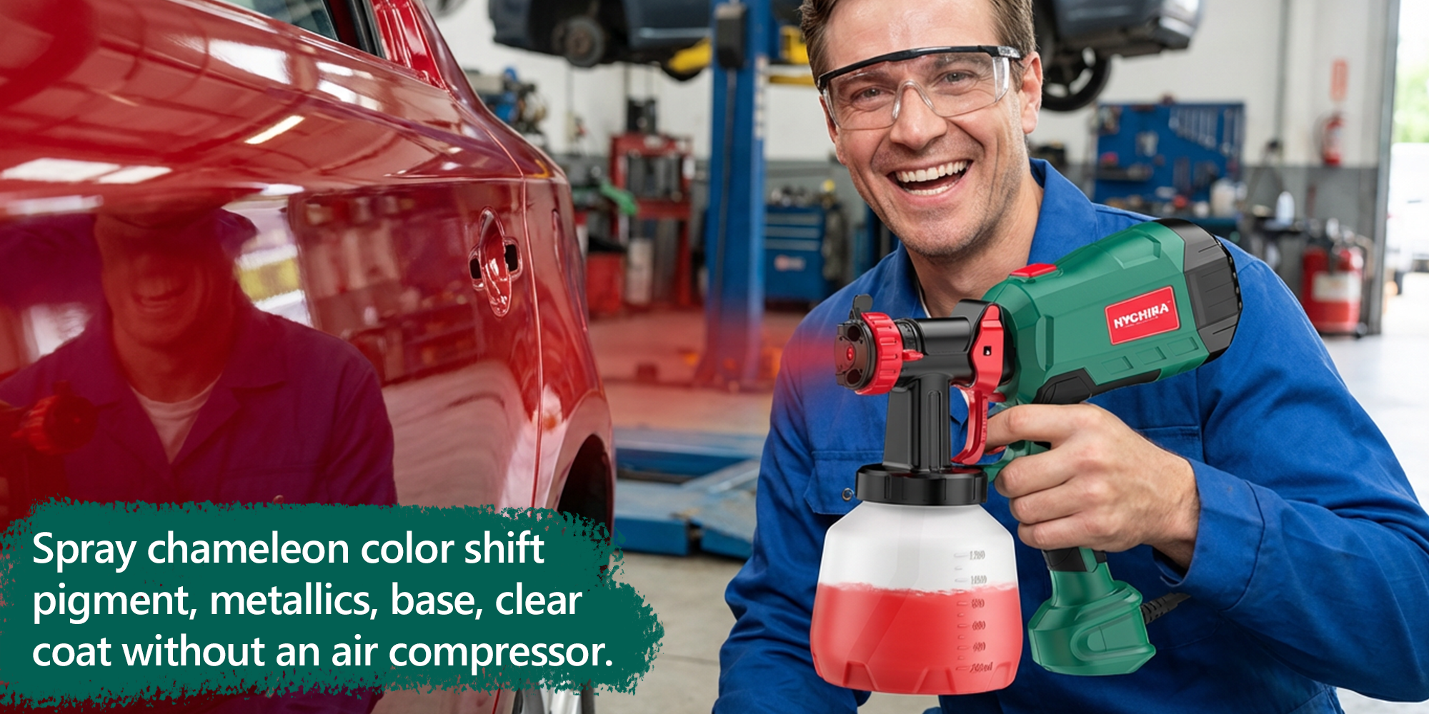 Never need an Air compressor again. INSANE RESULTS with an Airless house spray gun. No more excuses