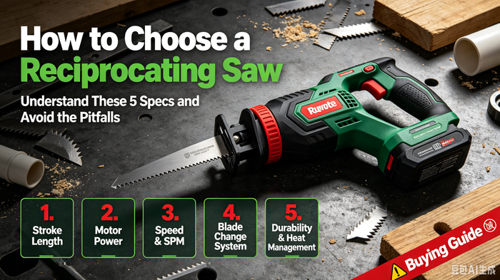 How to Choose a Reciprocating Saw: Understand These 5 Specs and Avoid the Pitfalls