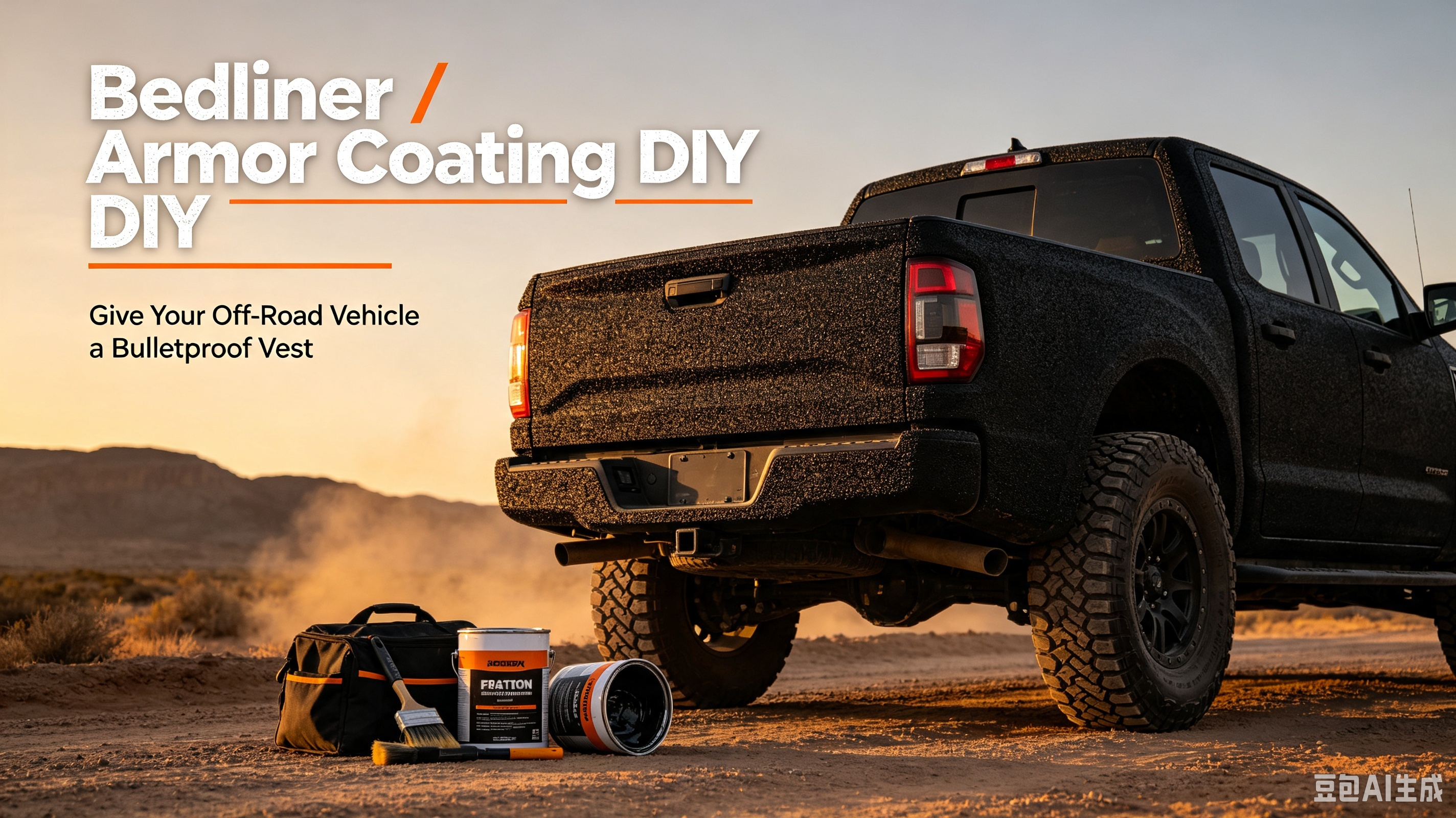 Bedliner/Armor Coating DIY: Give Your Off-Road Vehicle a "Bulletproof Vest"