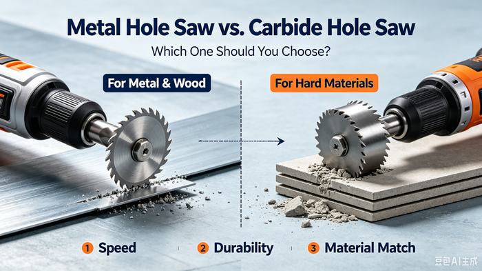 Metal Hole Saw vs. Carbide Hole Saw: Which One Should You Choose?