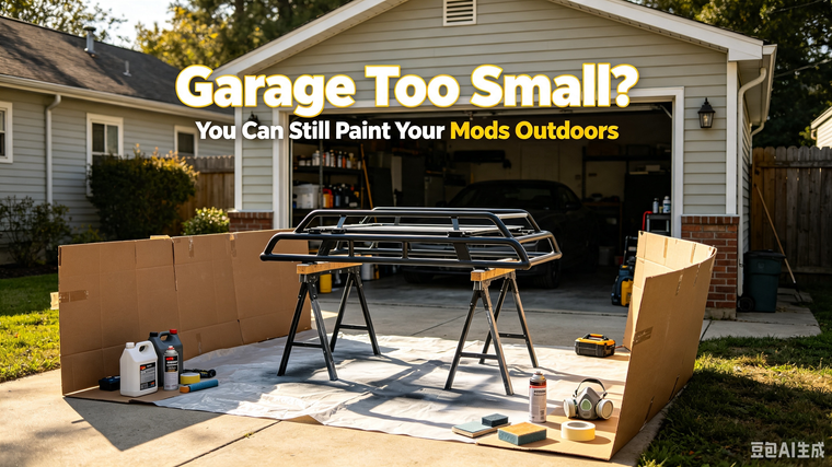 Garage Too Small? You Can Still Paint Your Mods Outdoors
