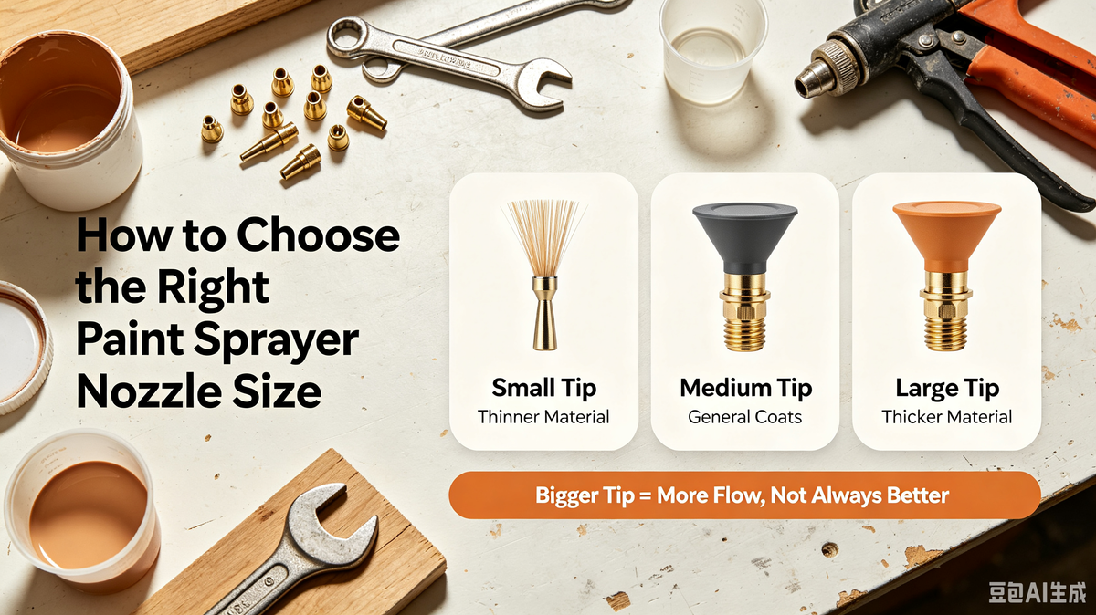 How to Choose the Right Paint Sprayer Nozzle Size