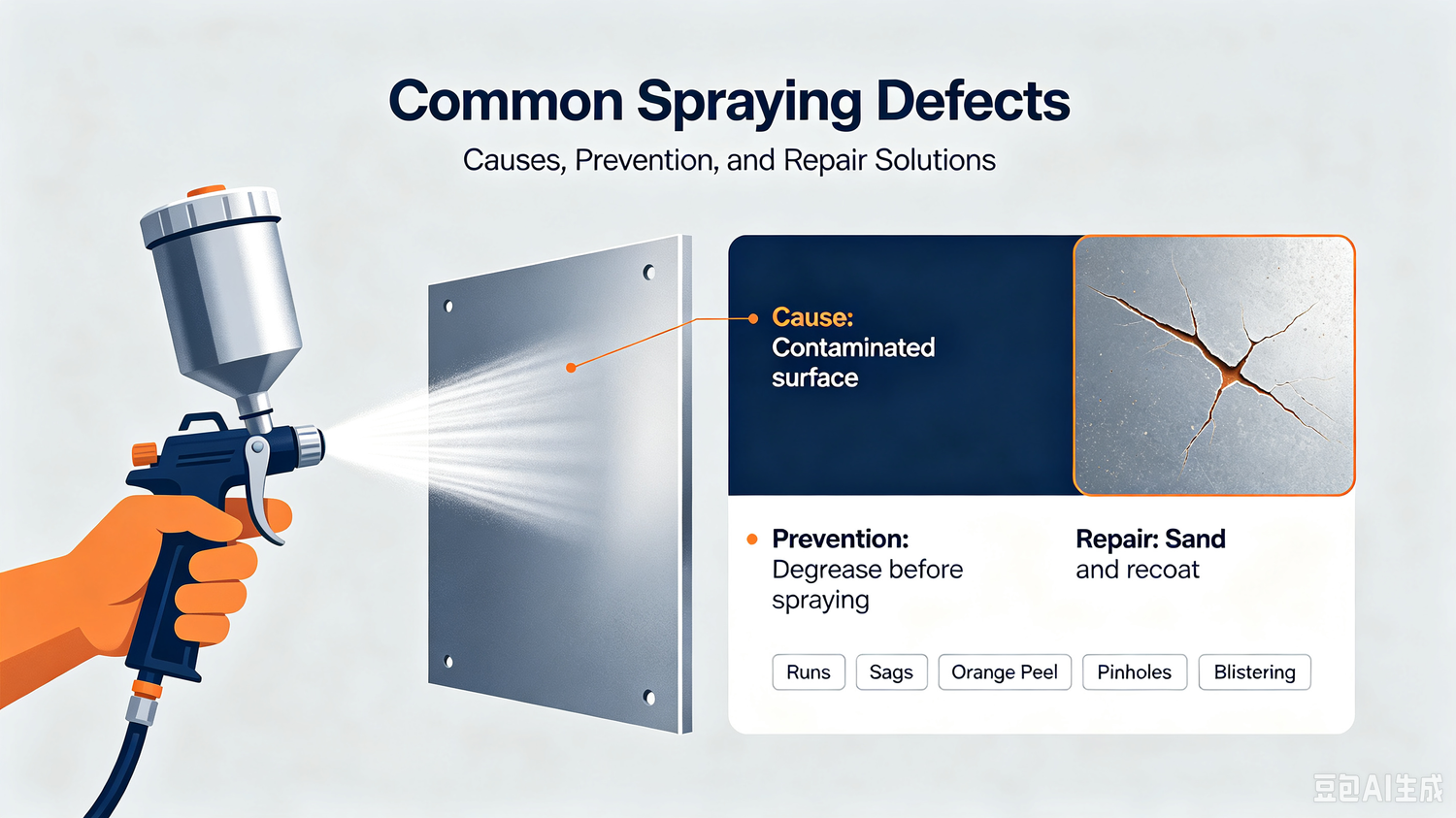 Common Spraying Defects: Causes, Prevention, and Repair Solutions