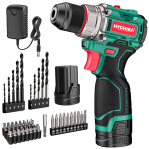 16.8V Brushless Drill Screwdriver, 45 Nm Max, 2-Speed with 23 + 1 Torque Levels, 53 Pieces Accessories, LED Light, 1500 mAh Battery