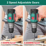Cordless Brushless Hammer Drill Sets 2.0 AH Battery 18V/20V