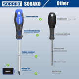 SORAKO 11 PCS Magnetic Screwdriver Set with Magnetizer