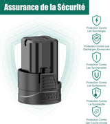 HYCHIKA 16.8V 1500mAh Power Tool Battery, Compatible with HYCHIKA 16.8V Drill