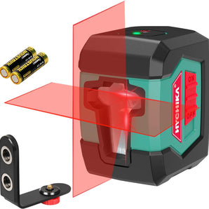 Laser Level, HYCHIKA 50 Feet Cross Line Laser, Self-Leveling with Dual Modules