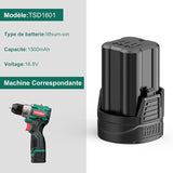 HYCHIKA 16.8V 1500mAh Power Tool Battery, Compatible with HYCHIKA 16.8V Drill