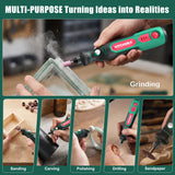 HYCHIKA 3.6V Mini Cordless Rotary Tool Kit，3-Speed with 89 Pcs & Usb-C Charging, for Diy Engraving, Polishing, Crafts and Models
