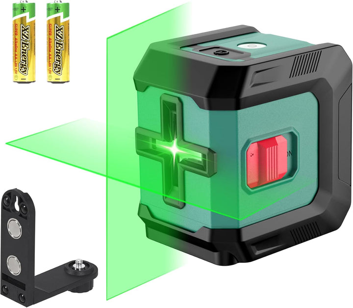 HYCHIKA Green Self-Leveling Cross Line Laser Level with Tripod