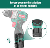 HYCHIKA 16.8V 1500mAh Power Tool Battery, Compatible with HYCHIKA 16.8V Drill