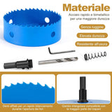 HYCHIKA 100mm Bi-Metal Hole Saw Cutter for Metal & Wood