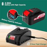 Cordless Impact Wrenches with 3PCS Sockets 2000RPM 350Nm 18V UK ONLY