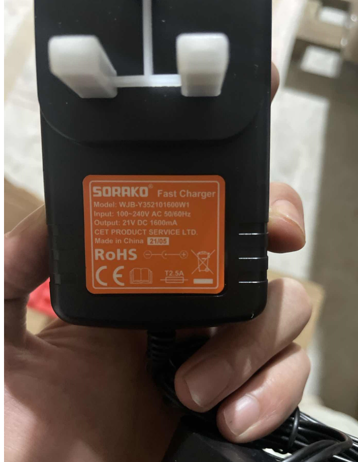 Batterie 2,0 Ah pour appareils SORAKO 18 V (expédiée depuis la Chine)