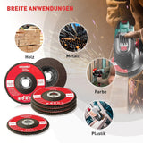 HYCHIKA 125mm Flap Discs, 120 Grit Angle Grinder Sanding Discs