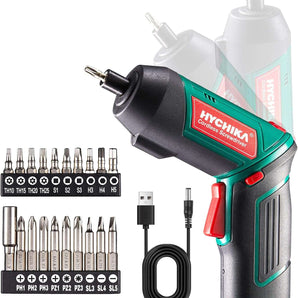 Cordless Screwdriver 6Nm torque, 3.6V,  2000mAh Battery with 20 Accessories