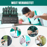 HYCHIKA Screwdriver Set, 51 Pieces Screwdriver Set, Including Cross Screwdriver Flat Screwdriver and Precision Screwdriver, Suitable for DIY, Maintenance Furniture, Computer, Toys