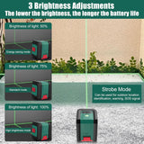 HYCHIKA Green Self-Leveling Cross Line Laser Level with Tripod