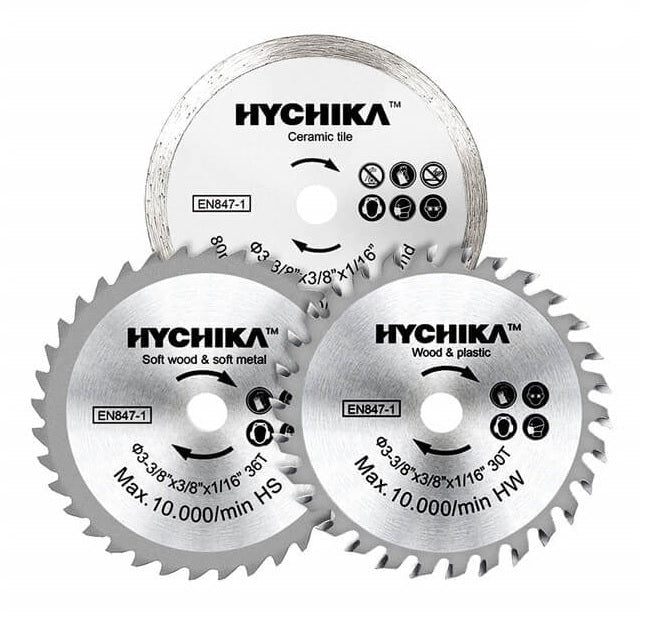 3PCS Mini Circular Saw Blades Set for CS-85C - HYCHIKA