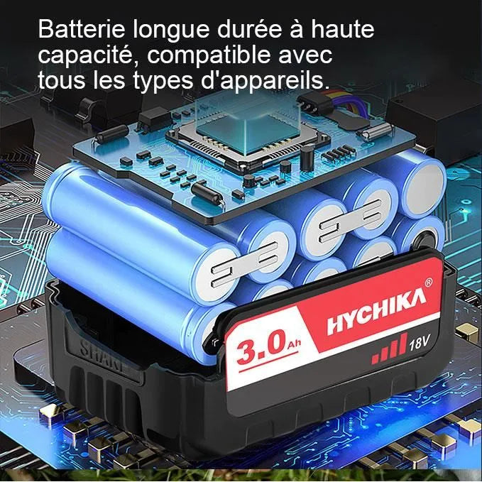 Hychika 6-inch Electric Chainsaw - Battery Included - For Garden Branch Trimming