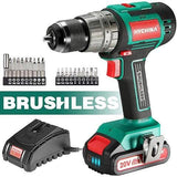 Cordless Brushless Hammer Drill Sets 2.0 AH Battery 18V/20V (EU/US) - HYCHIKA